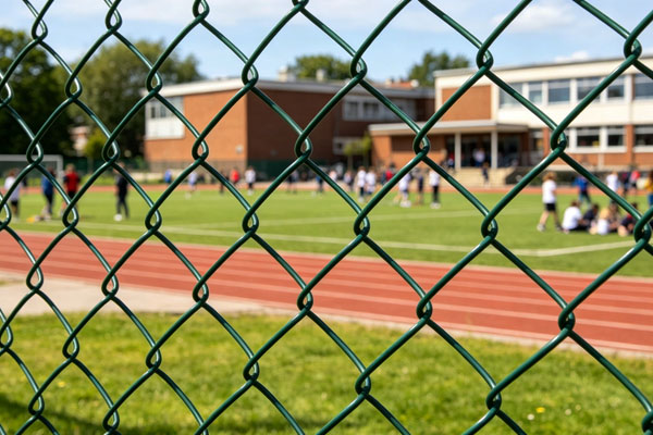 Campus Sports Field Safety Chain Link Fence