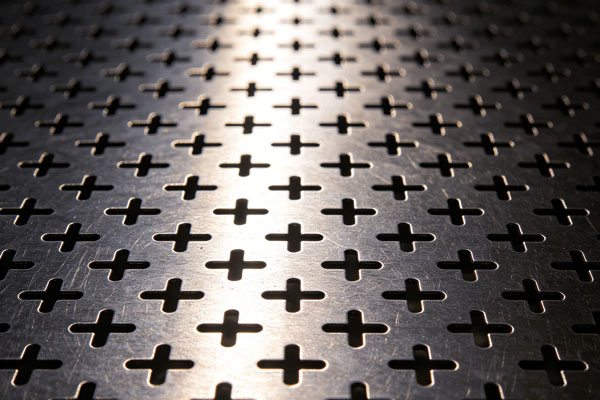 Cross Hole Perforated Metal