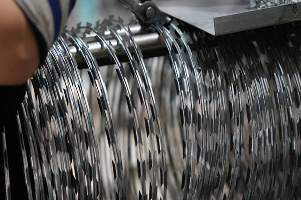 Automated Razor Wire Coiling Production