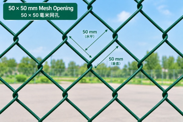 What Does 50x50 Mesh Mean in Chain Link Fence Understanding Chain Link Fence Mesh Size